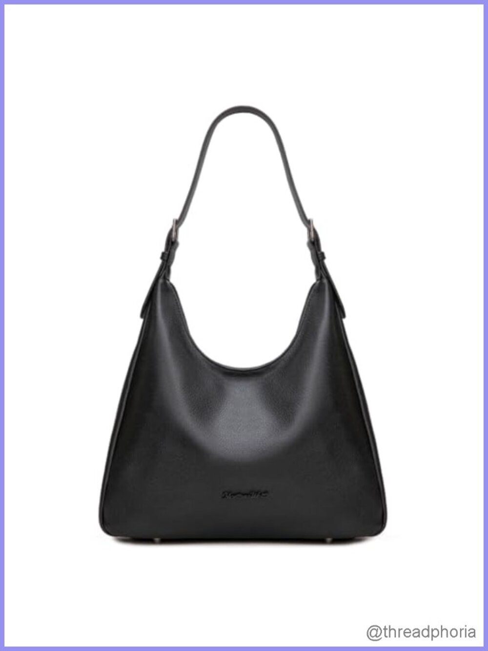 Slouchy Hobo Shoulder Bag for Women, Faux Leather Multi-Pocket Purse